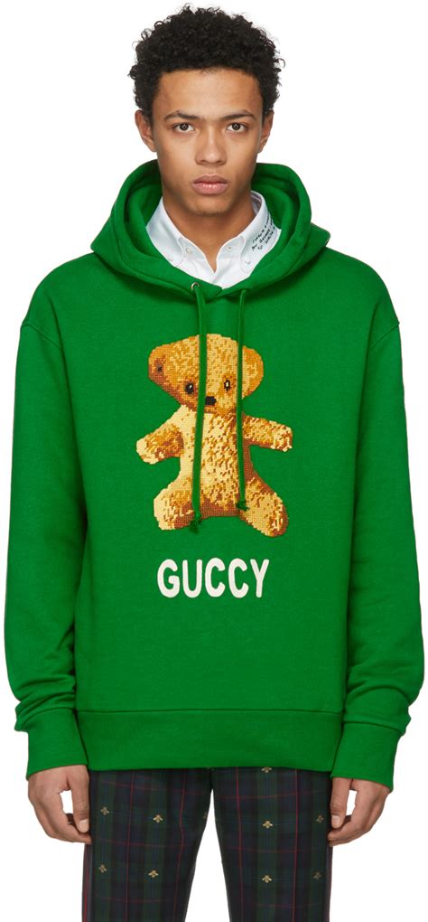 gucci hoodie bear|gucci oversized hoodie.